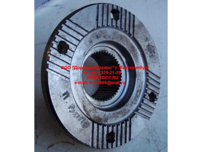 Фланец проходного вала D-165, 4 отв., с насечками, низкий, мелкий шлиц H HOWO (ХОВО) RHAZ9114320205 фото 1 Дзержинск