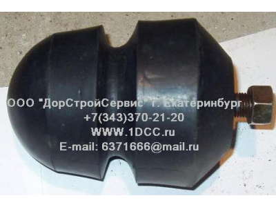 Отбойник рессоры передней круглый с болтом H2/H3 HOWO (ХОВО) WG9725521210 фото 1 Дзержинск