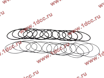 Кольцо уплотнительное гильзы цилиндра (комплект 12 тонких и 12 толстых) двигатель TD226B6G Lonking CDM (СДМ) 01153804/01153805 фото 1 Дзержинск